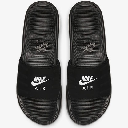 claquette Nike Air Max Camden Black -white logo