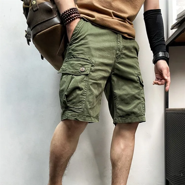 Short Cargo olive green