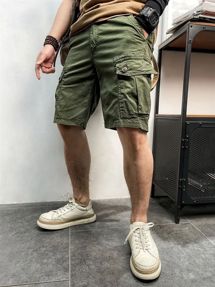 Short Cargo olive green