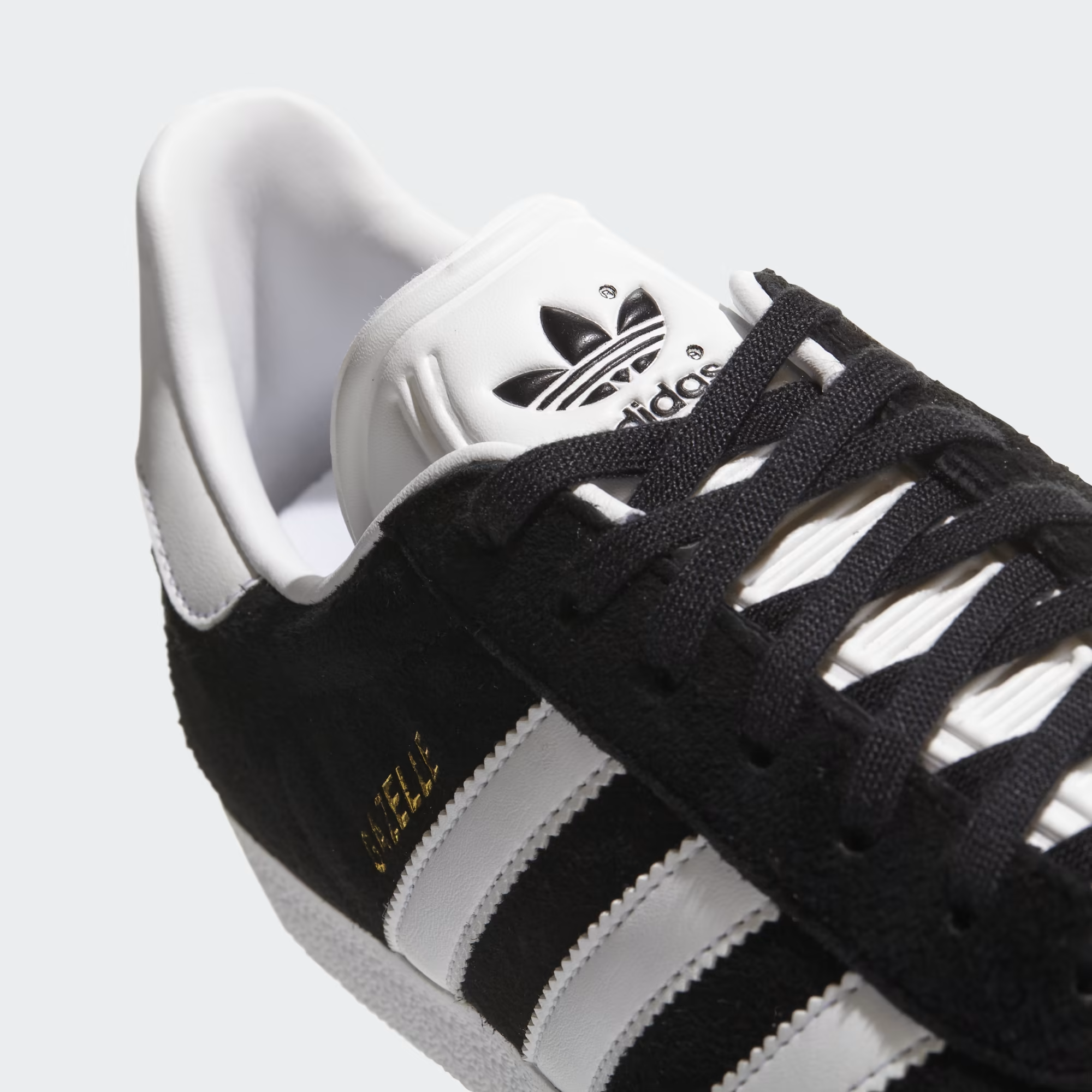 Adidas Gazelle 'black white bands'
