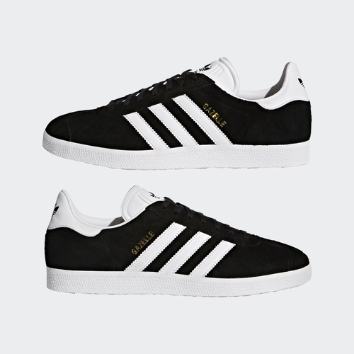 Adidas Gazelle 'black white bands'