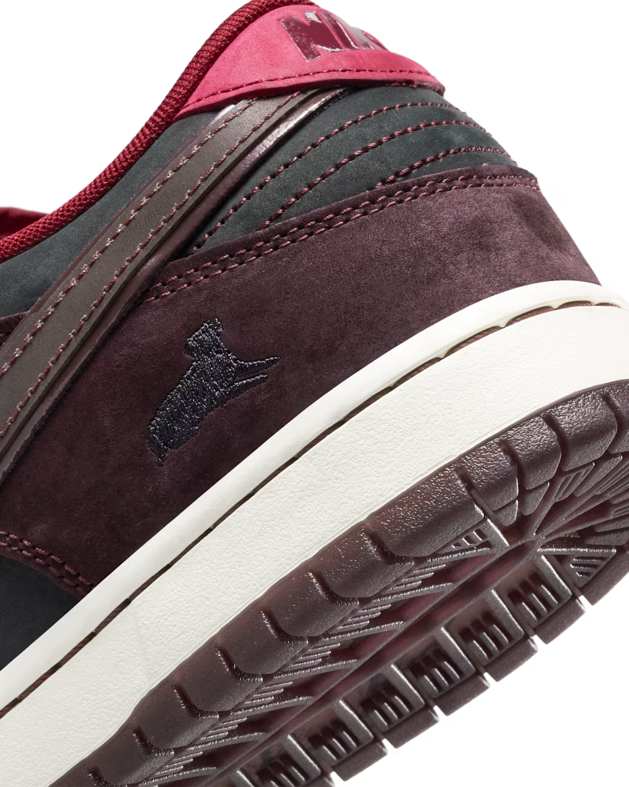 Nike SB Dunk Low Pro x Riot Skateshop Mahogany and Team Red