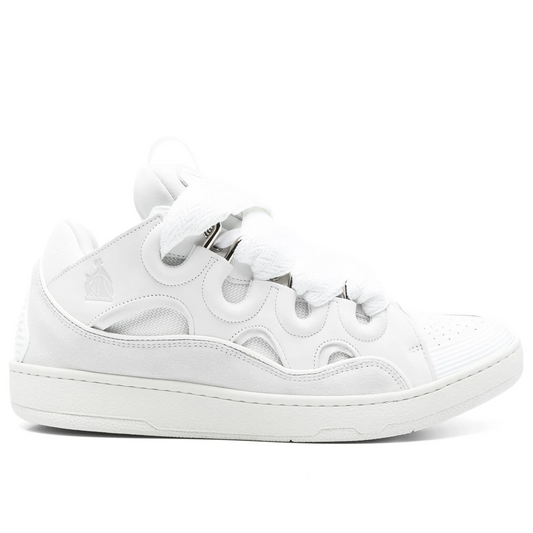 LANVIN CURB SNEAKERS ALL WHITE