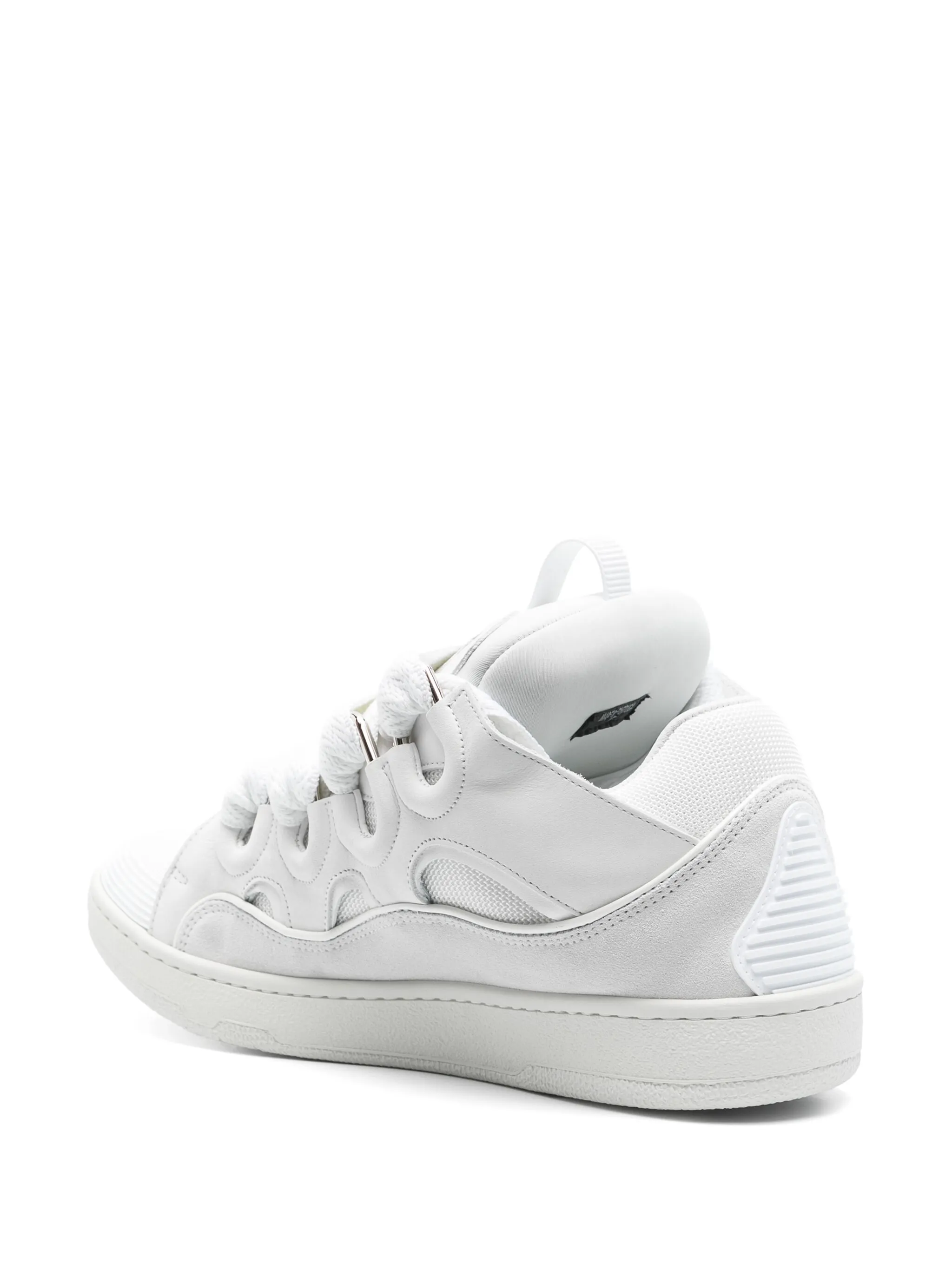 LANVIN CURB SNEAKERS ALL WHITE