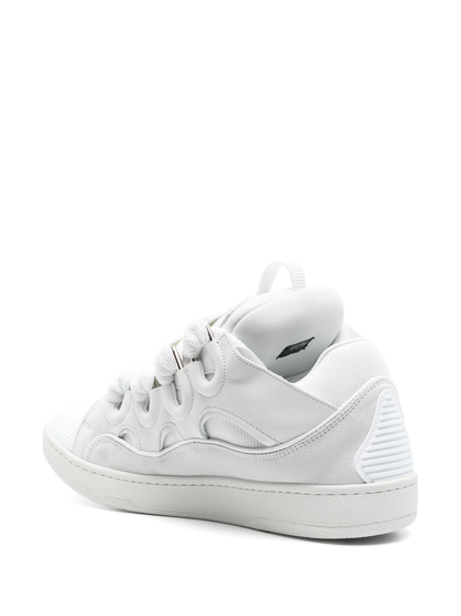 LANVIN CURB SNEAKERS ALL WHITE