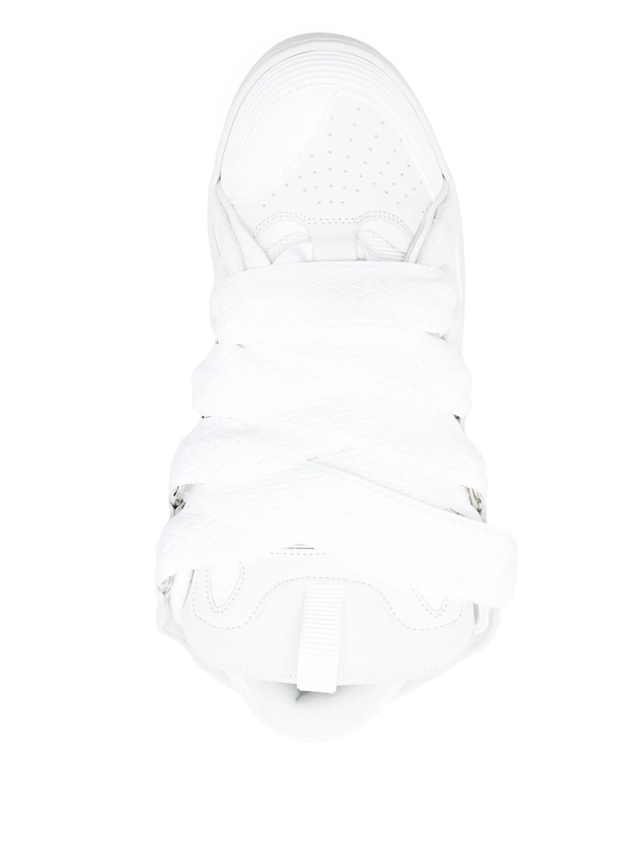 LANVIN CURB SNEAKERS ALL WHITE