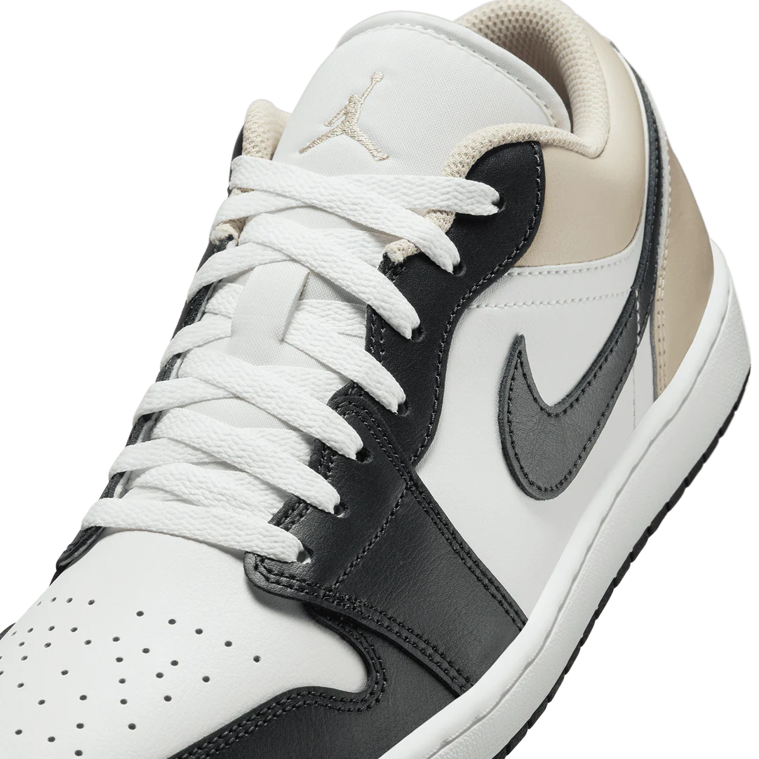 Nike GS Air Jordan 1 Low "Summit White/Rattan/Off-Noir"