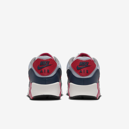 Nike Air Max 90  Light Smoke Grey/Armoury Navy/Fire Red/Phantom