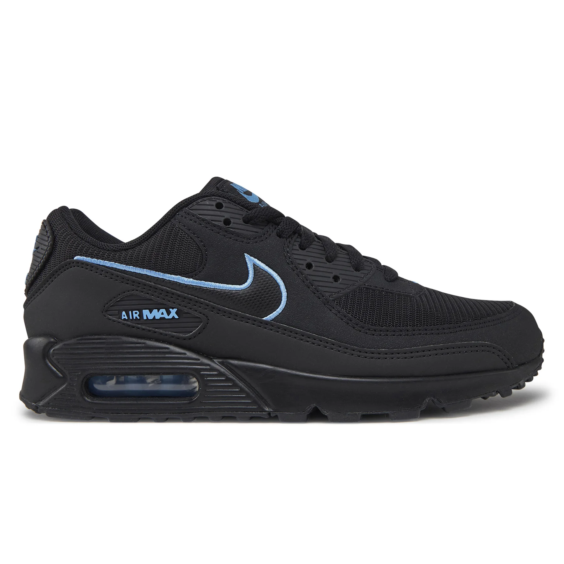 Nike Air Max 90 black-sky blue