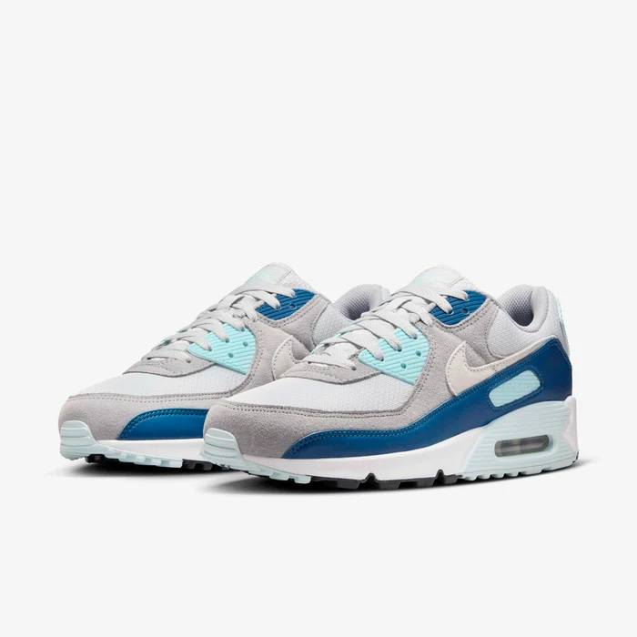 Nike Air Max 90 Pure Platinum/Glacier Blue/Court Blue/White