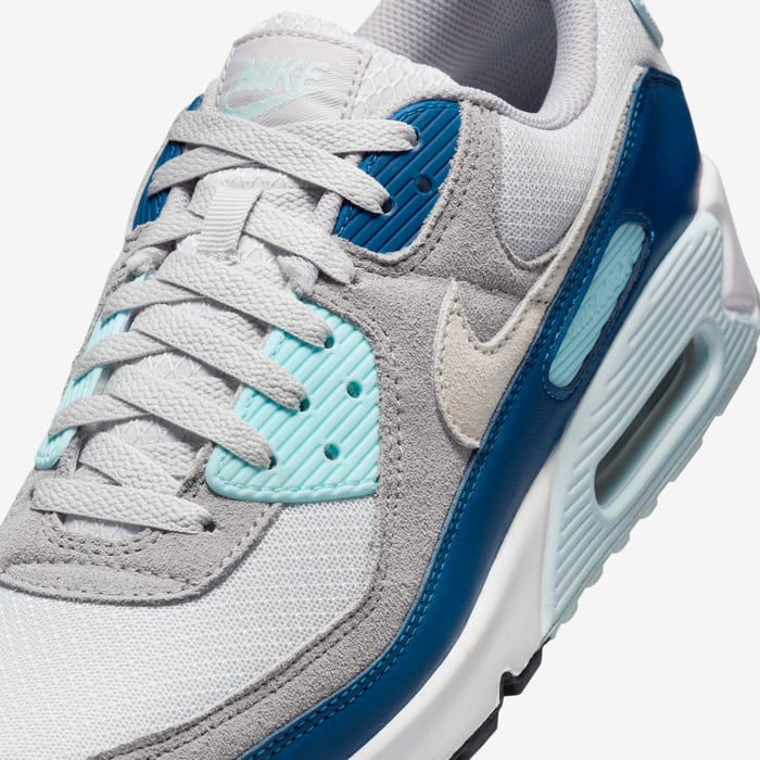 Nike Air Max 90 Pure Platinum/Glacier Blue/Court Blue/White
