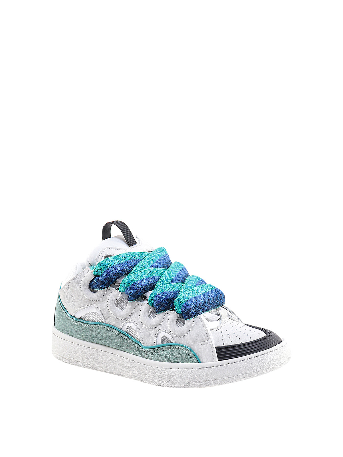 Lanvin Curb Light suede sneakers