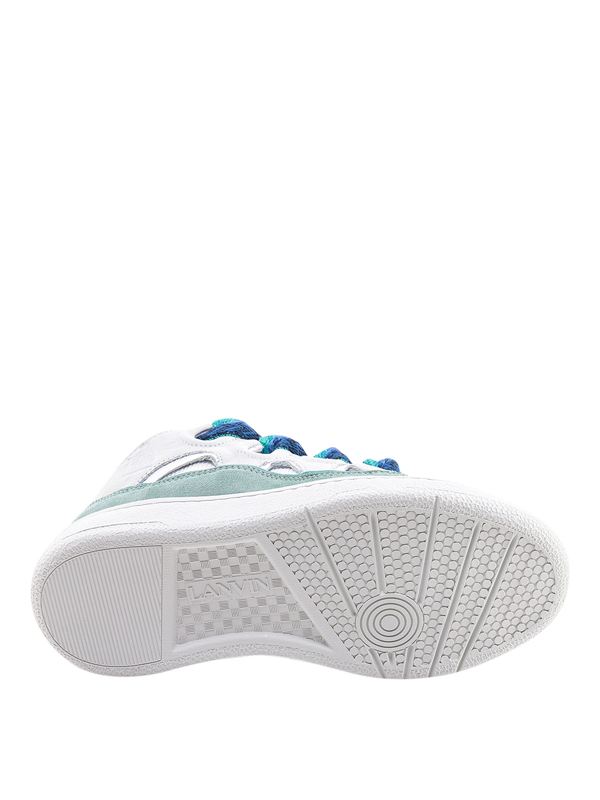 Lanvin Curb Light suede sneakers