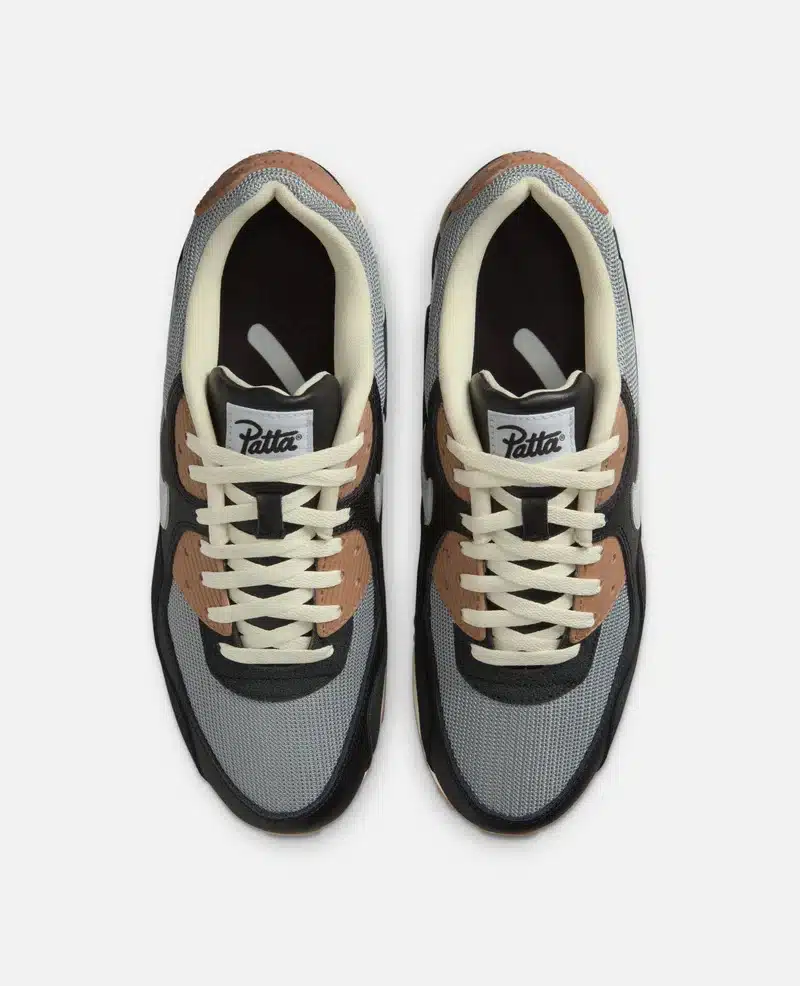 Patta x Nike Air Max 90 Waves Black Particle Grey