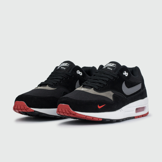 Nike Air Max 1 SUEDE BLACK / WHITE / RED