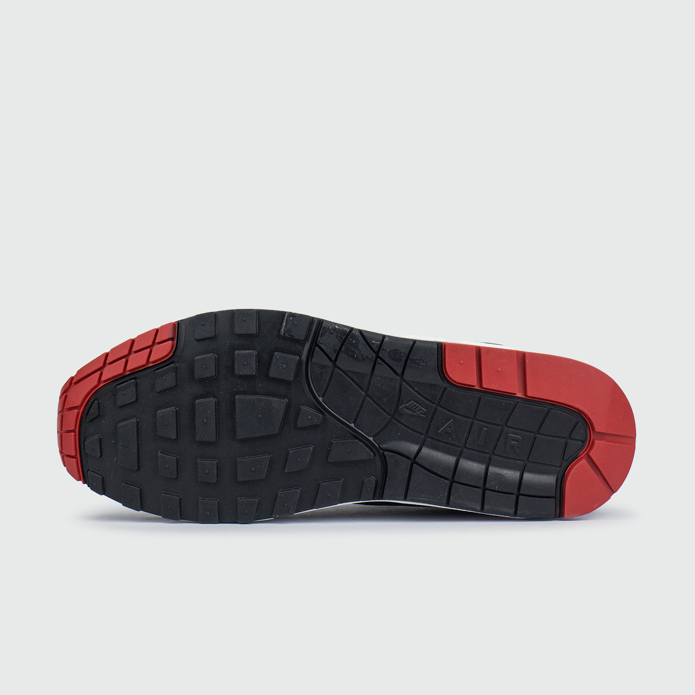 Nike Air Max 1 SUEDE BLACK / WHITE / RED