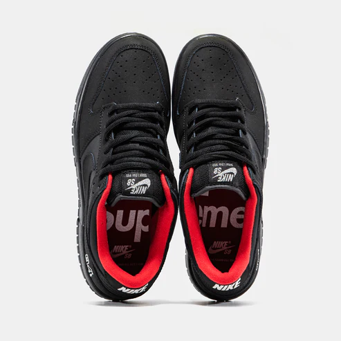 Nike SB Dunk x Supreme black-red
