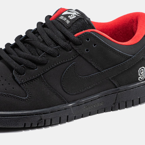 Nike SB Dunk x Supreme black-red