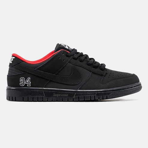 Nike SB Dunk x Supreme black-red