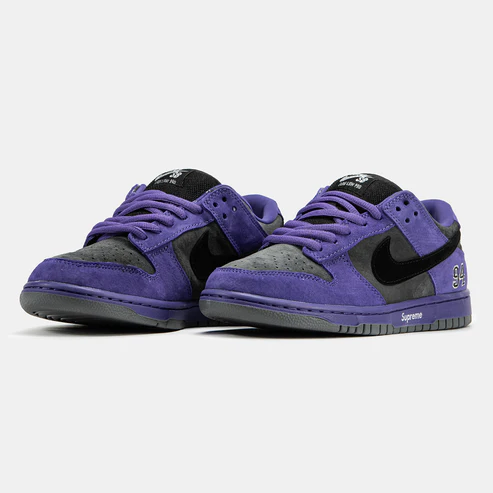 Nike SB Dunk x Supreme purple -wolf grey