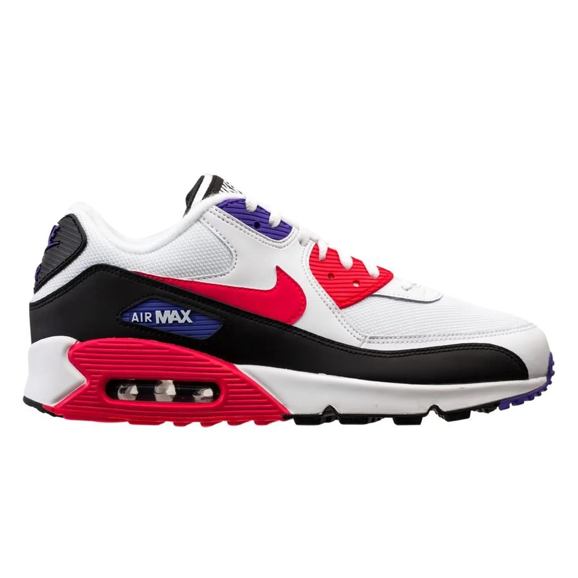 Nike Air Max 90 Essential - Blanc/Rouge/Violet/Noir