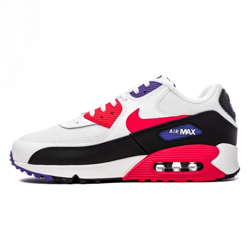 Nike Air Max 90 Essential - Blanc/Rouge/Violet/Noir
