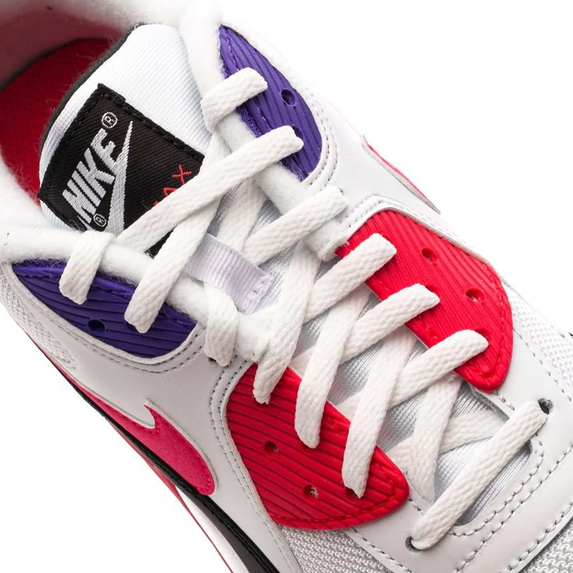 Nike Air Max 90 Essential - Blanc/Rouge/Violet/Noir