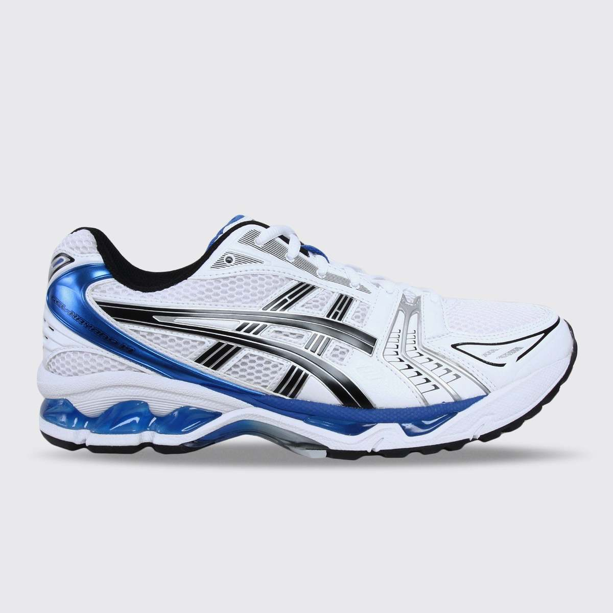 ASICS Gel-Kayano 14 white tuna / blue