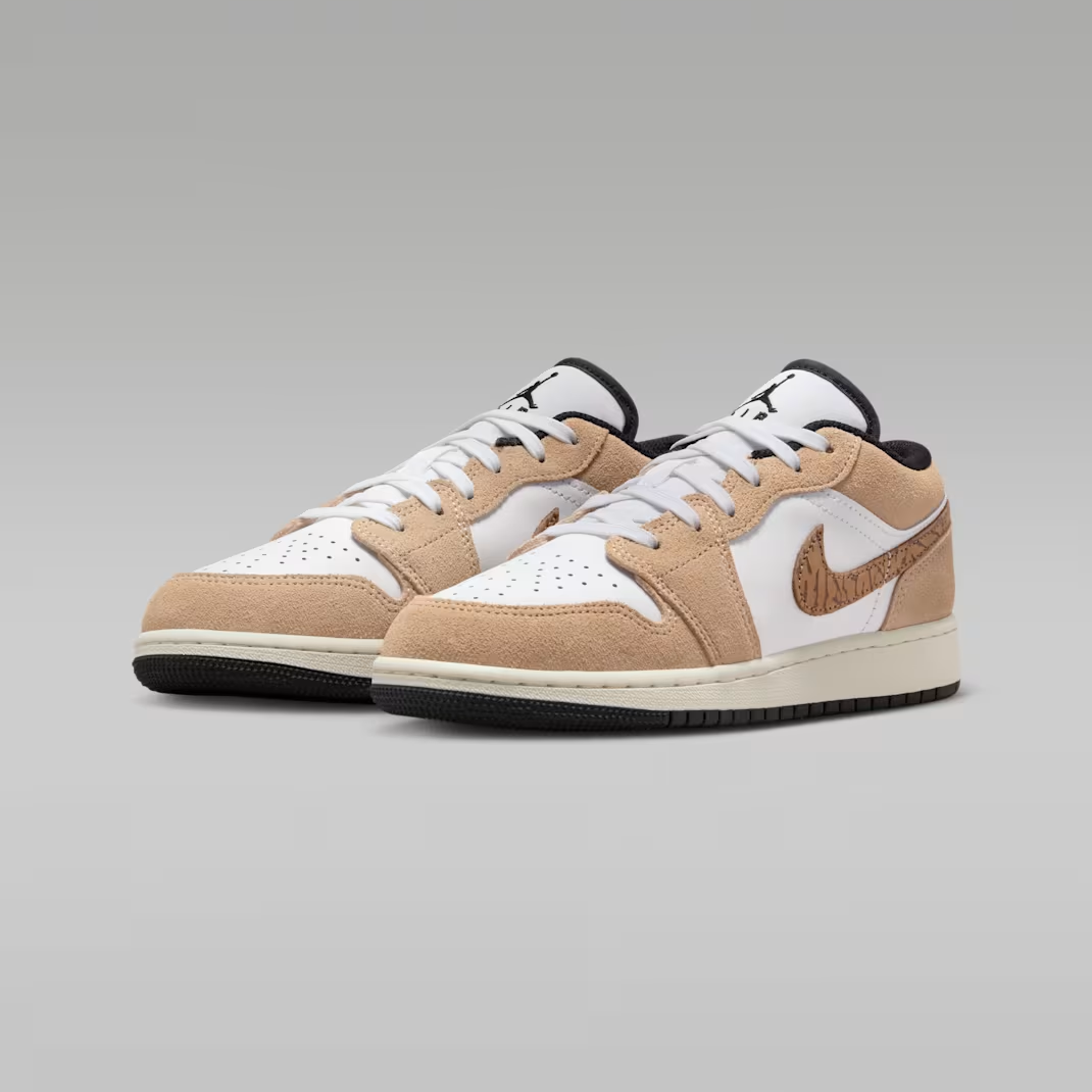 Air Jordan 1 Low SE Hemp/White/Black/Light British Tan