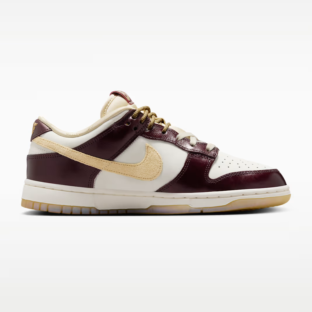 Nike Dunk Low LX  Sail/Sail/Burgundy Crush/Team Gold